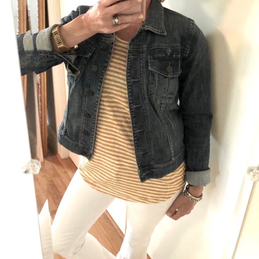 Joie Linen Striped Tee